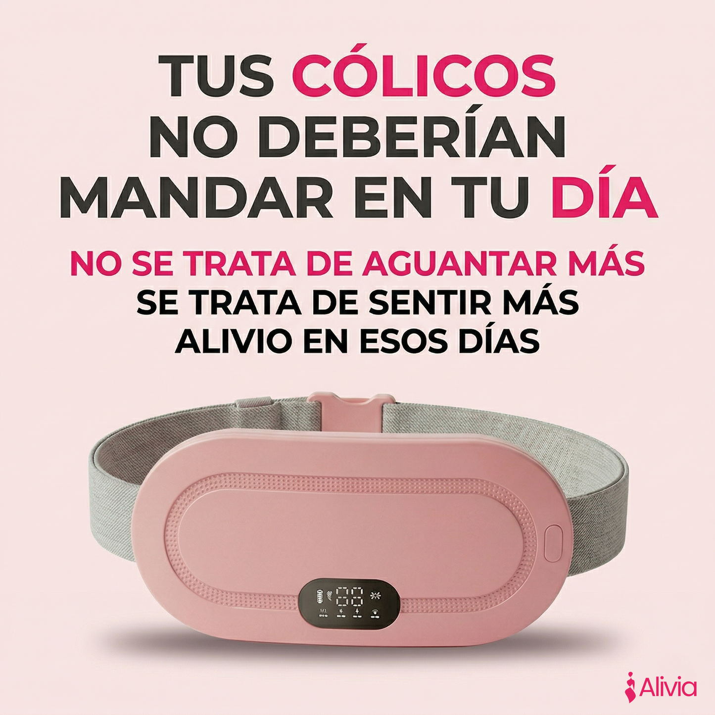 Alivia Cinturón Térmico para Cólicos Menstruales