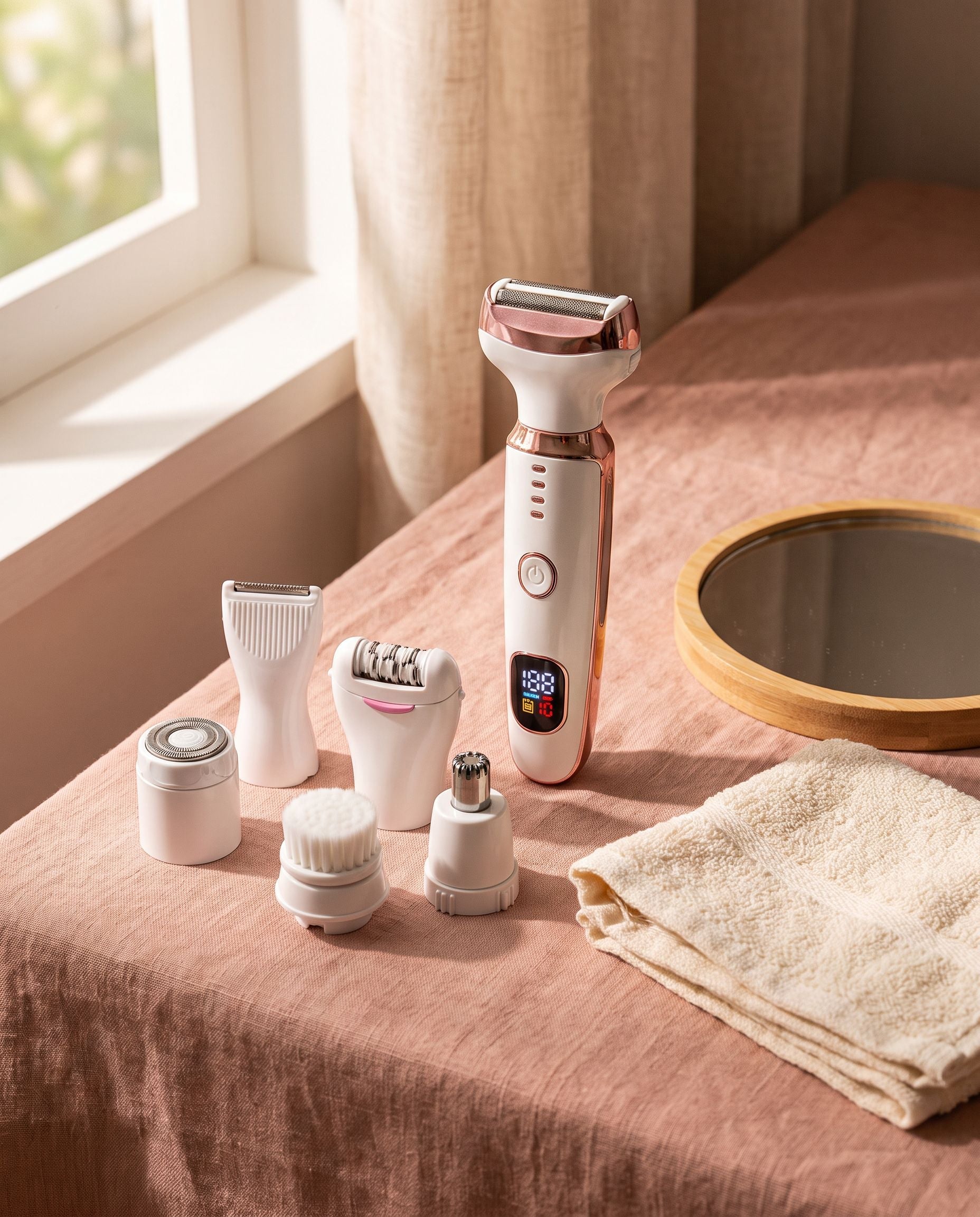 Alivia Glow con sus cabezales intercambiables